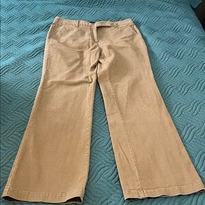Talbots Heritage Boot Khaki Chino Pants Size 8